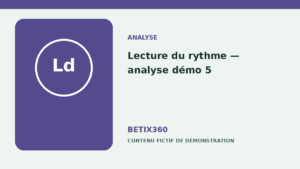 Illustration de démonstration pour Lecture du rythme — analyse démo 5