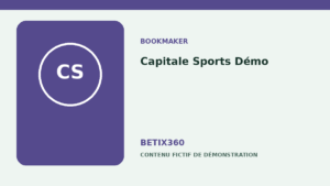 Illustration de démonstration pour Capitale Sports Démo