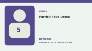 Illustration de démonstration pour Patrick Foko Démo